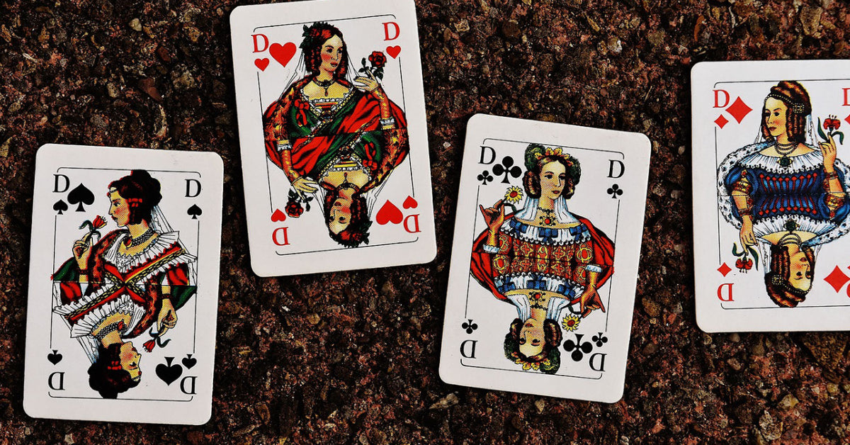 Playing Cards Email Message Reading